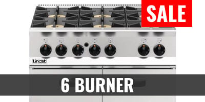 6 Burner Commercial Cookers